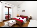 Appartamenti Neva - 50m from the sea A1(2+1), A2(2+1), SA3(3) Sumpetar - Riviera Omis  - Appartamento - A2(2+1): la camera da letto