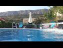 Appartamenti Jugana - with pool : A1 donji(4), A2 gornji(4) Sumpetar - Riviera Omis  - la piscina