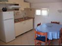 Appartamenti Gordana - 3m from the beach: A1(2+2) Kosljun - Isola di Pag  - Appartamento - A1(2+2): la cucina con la sala da pranzo