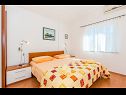 Appartamenti Ivan - 15 m from beach: A1(7+1), A2 Žuti (2+2), A3 Crveni (2+2) Lun - Isola di Pag  - Appartamento - A2 Žuti (2+2): la camera da letto