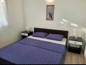 Appartamenti Mare - 50 m from beach: A1 Mijo (6+1), A2 Petar (2+2), A3 Katja (2+2) Mandre - Isola di Pag  - Appartamento - A2 Petar (2+2): la camera da letto