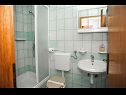 Appartamenti NATALI - with swimming pool A1(4+2), A2(2+2), SA3(2), SA4(2+2), A5(4+2), A6(2+2), SA7(2), SA8(2+2) Novalja - Isola di Pag  - Studio appartamento - SA3(2): il bagno con la toilette