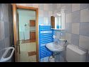 Appartamenti NATALI - with swimming pool A1(4+2), A2(2+2), SA3(2), SA4(2+2), A5(4+2), A6(2+2), SA7(2), SA8(2+2) Novalja - Isola di Pag  - Appartamento - A5(4+2): il bagno con la toilette