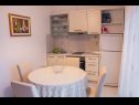 Appartamenti ErikaS - 100m from sea: A2(2), A4(4), A5(2), A6(4) Novalja - Isola di Pag  - Appartamento - A5(2): la cucina con la sala da pranzo