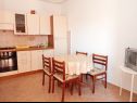 Appartamenti Luce - family friendly & parking: A1(4), A2(4), A3(4), A4(4), A5(4) Pag - Isola di Pag  - Appartamento - A5(4): la cucina con la sala da pranzo
