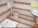 Appartamenti Fabijan - 50m from sea: A1(3+2), SA2(2+1), SA3(3), SA4(1+3) Povljana - Isola di Pag  - Appartamento - A1(3+2): il bagno con la toilette