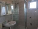 Appartamenti Branko A1(4+2), A3(4+2), A4(2+2) Povljana - Isola di Pag  - Appartamento - A1(4+2): il bagno con la toilette