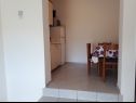 Appartamenti Branko A1(4+2), A3(4+2), A4(2+2) Povljana - Isola di Pag  - Appartamento - A1(4+2): la cucina con la sala da pranzo