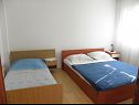 Appartamenti Zdrave - near beach: A1(3), A2(2+1), A3(3+1), A4(3), A5(3), A6(5+1), A7(5+1) Vlasici - Isola di Pag  - Appartamento - A3(3+1): la camera da letto