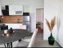 Appartamenti Rina A1(4), A2(3), A3(3) Nevidane - Isola di Pasman  - Appartamento - A2(3): la cucina con la sala da pranzo