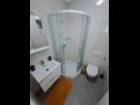 Appartamenti Rina A1(4), A2(3), A3(3) Nevidane - Isola di Pasman  - Appartamento - A3(3): il bagno con la toilette
