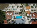 Casa vacanza Three holiday homes: H1 Azur (4), H2 Wood (4), H3 Ston (4+2) Orebic - Peninsola di Peljesac  - Croazia - la casa