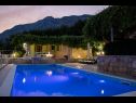 Casa vacanza Three holiday homes: H1 Azur (4), H2 Wood (4), H3 Ston (4+2) Orebic - Peninsola di Peljesac  - Croazia - la piscina