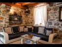 Casa vacanza Three holiday homes: H1 Azur (4), H2 Wood (4), H3 Ston (4+2) Orebic - Peninsola di Peljesac  - Croazia - H3 Ston (4+2): il soggiorno