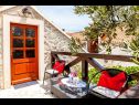 Casa vacanza Three holiday homes: H1 Azur (4), H2 Wood (4), H3 Ston (4+2) Orebic - Peninsola di Peljesac  - Croazia - H3 Ston (4+2): la terrazza