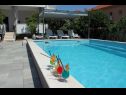 Appartamenti Boris - with pool : A1(4+1), A2(4+1), A3(3) Orebic - Peninsola di Peljesac  - la piscina