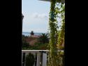 Appartamenti Dami - 100m from the sea A1 Sun(2+1), A2 Earth(2+1), A3 Sea(2+1), A4 Wind(2+1) Orebic - Peninsola di Peljesac  - Appartamento - A3 Sea(2+1): lo sguardo dalla terrazza