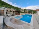 Casa vacanza Three holiday homes: H1 Azur (4), H2 Wood (4), H3 Ston (4+2) Orebic - Peninsola di Peljesac  - Croazia - la piscina