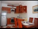 Appartamenti Pero - 50 m from sea : A1 Ljiljana(4), SA2(2), A3 Lea(2) Banjol - Isola di Rab  - Appartamento - A1 Ljiljana(4): la cucina con la sala da pranzo