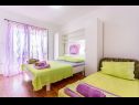 Appartamenti Nada- sea view: A1 - Ljubičasti (4+2), A2 - Crveni (4+2) Banjol - Isola di Rab  - Appartamento - A1 - Ljubičasti (4+2): la camera da letto