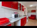 Appartamenti Nada- sea view: A1 - Ljubičasti (4+2), A2 - Crveni (4+2) Banjol - Isola di Rab  - Appartamento - A2 - Crveni (4+2): la cucina