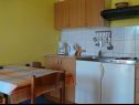 Appartamenti Nedo - 150 m from sandy beach: A1(2+1), A2(2+1) Lopar - Isola di Rab  - Appartamento - A1(2+1): la cucina con la sala da pranzo