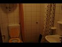 Appartamenti Irmica - by the sea: A1(2+3), A2(2+1), SA3(2+1), SA4(2), SA5(3) Lukovo Sugarje - Riviera Senj  - Studio appartamento - SA4(2): il bagno con la toilette