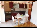 Appartamenti Ivan - 100m from sea: A1(2+2) Ribarica - Riviera Senj  - Appartamento - A1(2+2): la cucina con la sala da pranzo