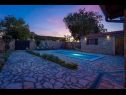Casa vacanza Tihomir - with pool : H(6+2) Drnis - Riviera Sibenik  - Croazia - la piscina