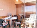 Appartamenti Jera-  barbecue and free berth for boat A1(4+1), A2(2+1) Baia Kanica (Rogoznica) - Riviera Sibenik  - Croazia - Appartamento - A2(2+1): la terrazza