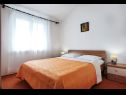 Appartamenti Ziva - by the beach; A1(6), A2(4), A3 (2+1) Baia Lozica (Rogoznica) - Riviera Sibenik  - Croazia - Appartamento - A3 (2+1): la camera da letto