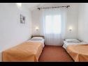 Appartamenti Ziva - by the beach; A1(6), A2(4), A3 (2+1) Baia Lozica (Rogoznica) - Riviera Sibenik  - Croazia - Appartamento - A2(4): la camera da letto