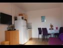 Appartamenti Đurđa - close to the sea A1(4), A2(2) Pirovac - Riviera Sibenik  - Appartamento - A2(2): la cucina con la sala da pranzo