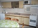 Appartamenti Neva - 150m from sea: A1(6), A2(6) Primosten - Riviera Sibenik  - Appartamento - A1(6): la cucina con la sala da pranzo