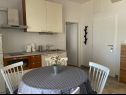Appartamenti Bilja - 20 M from the sea A1(2), A2(2), A3(2), A4(6) Rogoznica - Riviera Sibenik  - Appartamento - A1(2): la cucina con la sala da pranzo