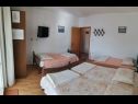 Appartamenti Tonci - by the sea: A2(4), A3(4) Rogoznica - Riviera Sibenik  - Appartamento - A2(4): la camera da letto