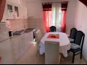 Appartamenti Josip - with parking: A1(4), A2(4+1) Rogoznica - Riviera Sibenik  - Appartamento - A1(4): la cucina con la sala da pranzo