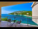 Casa vacanza Silva - with pool and great view: H(9) Baia Stivasnica (Razanj) - Riviera Sibenik  - Croazia - la terrazza