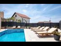 Casa vacanza Mirka - with heated pool: H(8+2) Baia Stivasnica (Razanj) - Riviera Sibenik  - Croazia - la piscina