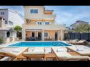 Casa vacanza Mirka - with heated pool: H(8+2) Baia Stivasnica (Razanj) - Riviera Sibenik  - Croazia - la casa