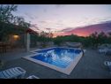 Casa vacanza Ivy - with outdoor swimming pool: H(4+2) Vodice - Riviera Sibenik  - Croazia - la piscina (casa e dintorni)