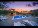 Casa vacanza Ivy - with outdoor swimming pool: H(4+2) Vodice - Riviera Sibenik  - Croazia - H(4+2): la piscina