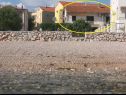Appartamenti Mira - 20 m from pebble beach: A1(4+1), A2(4) Zaboric - Riviera Sibenik  - la casa