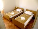 Appartamenti Mira - 20 m from pebble beach: A1(4+1), A2(4) Zaboric - Riviera Sibenik  - Appartamento - A2(4): la camera da letto