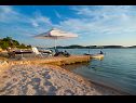 Casa vacanza Lucmar - swimming pool and sea view H(8+2) Zatoglav - Riviera Sibenik  - Croazia - la spiaggia