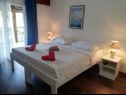 Appartamenti Primo - sea view: A1(2+1), A2(4), A3(4), A4(3+1) Baia Banje (Rogac) - Isola di Solta  - Croazia - Appartamento - A3(4): la camera da letto