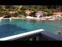Appartamenti Nikola - in front of the sea: A1(4) Baia Donja Krusica (Donje selo) - Isola di Solta  - Croazia - Appartamento - A1(4): lo sguardo dalla terrazza