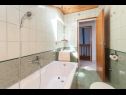 Appartamenti Petra - sea view: A1(8) Maslinica - Isola di Solta  - Appartamento - A1(8): il bagno con la toilette
