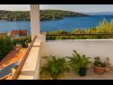 Appartamenti Mirja - panoramic sea view: A1(4) Necujam - Isola di Solta  - Appartamento - A1(4): lo sguardo dalla terrazza
