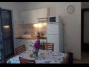 Appartamenti Vlatko - 100 m from sea: A2(4) Stomorska - Isola di Solta  - Appartamento - A2(4): la cucina con la sala da pranzo